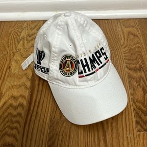 Gently used - 2019 MLS cup adidas champion hat - Atlanta United - white